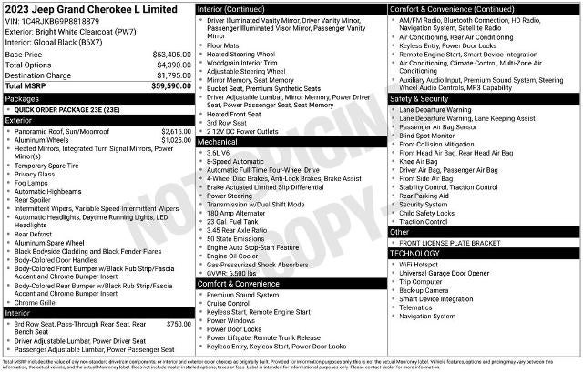 2023 Jeep Grand Cherokee L Limited