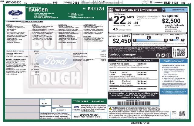 2024 Ford Ranger XLT