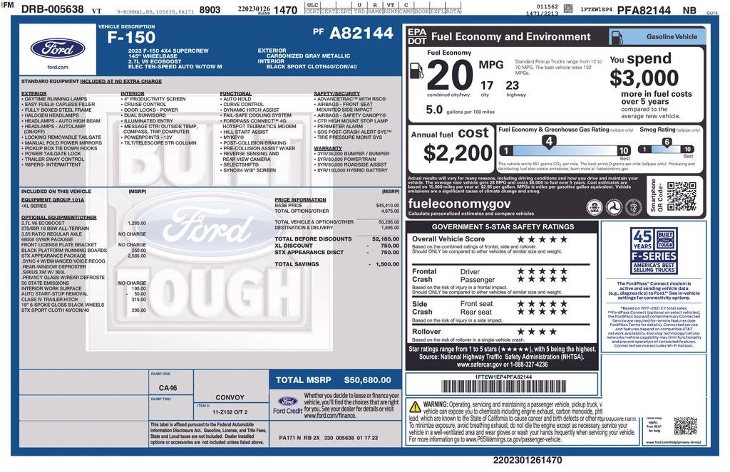 2023 Ford F-150 XL STX