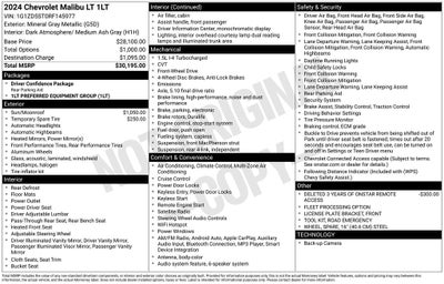 2024 Chevrolet Malibu LT 1LT