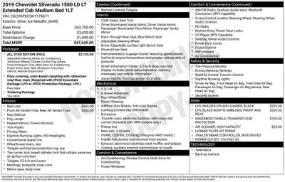 2019 Chevrolet Silverado 1500 LD LT