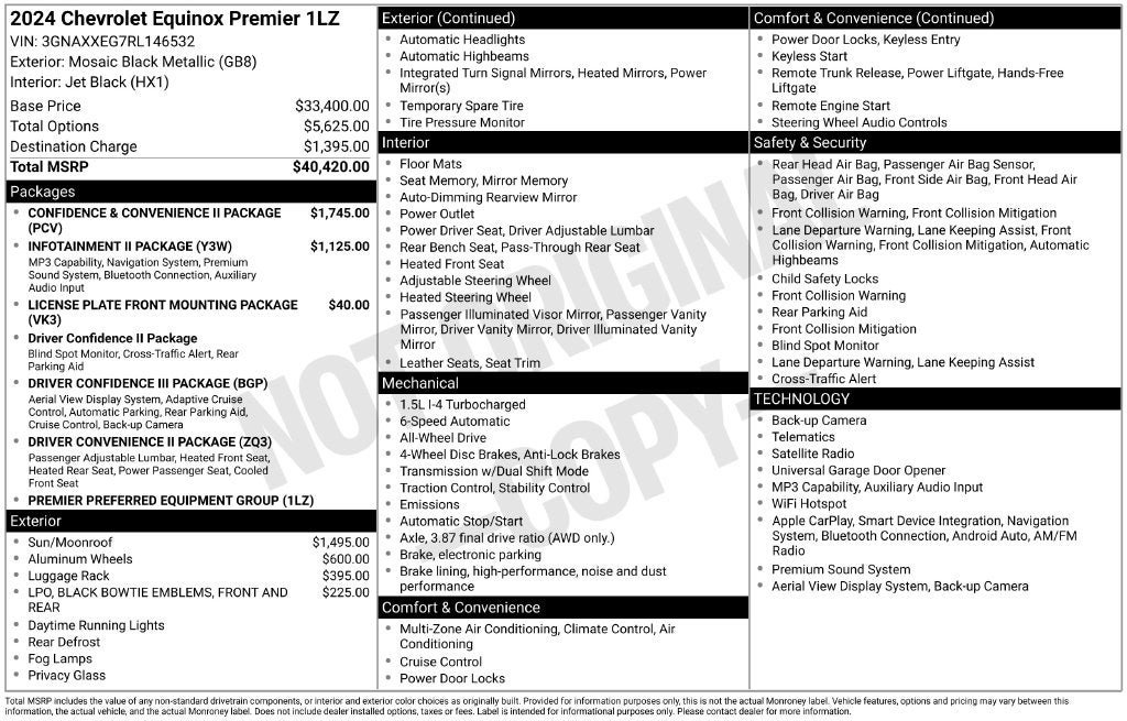 2024 Chevrolet Equinox Premier