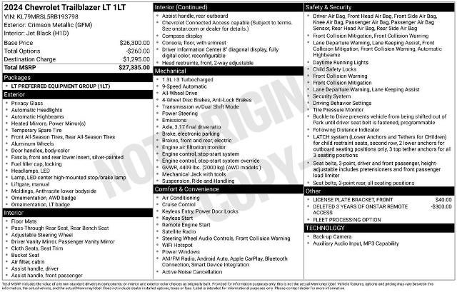 2024 Chevrolet TrailBlazer LT