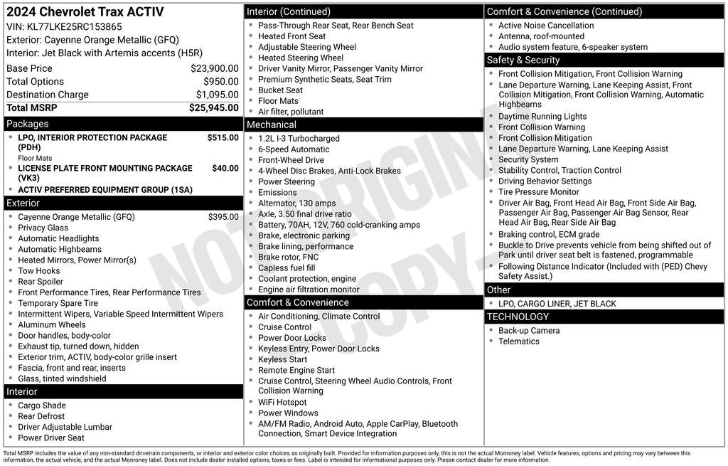 2024 Chevrolet Trax ACTIV